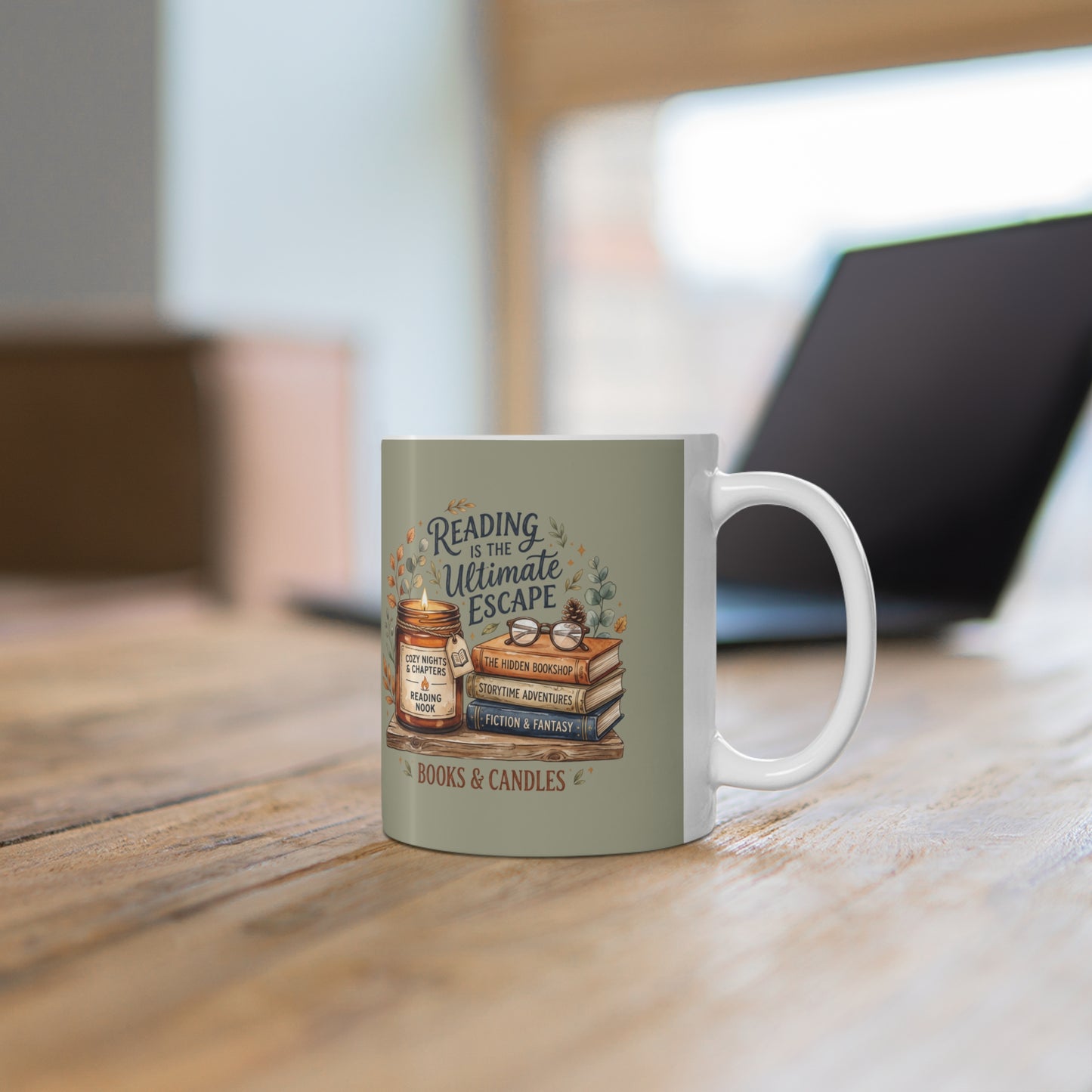 Reading Is the Ultimate Escape Ceramic Mug