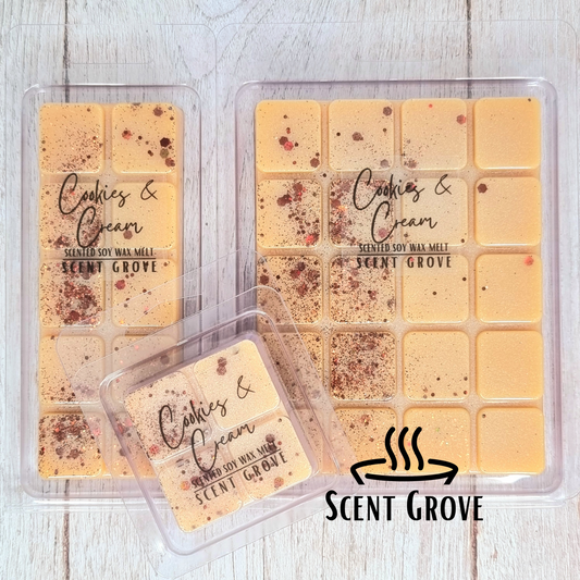 Cookies & Cream scented soy wax melt