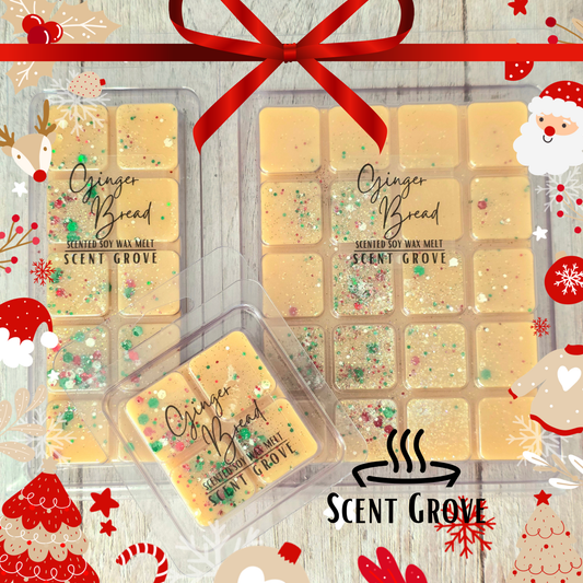 Gingerbread scented soy wax melt