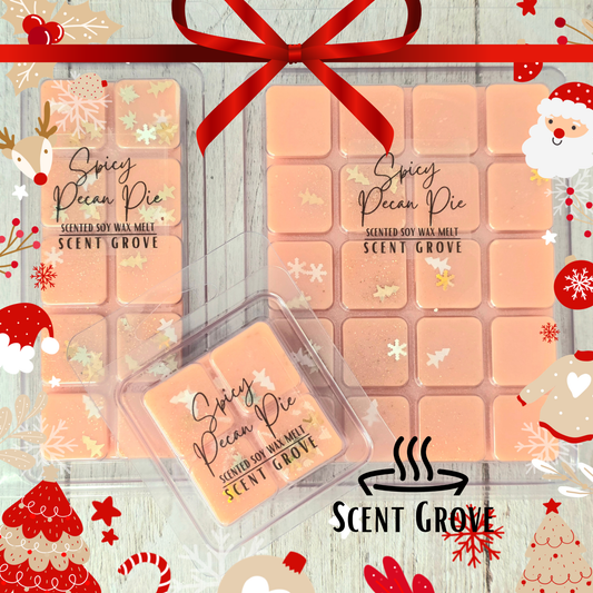 Spicy Pecan Pie scented soy wax melt