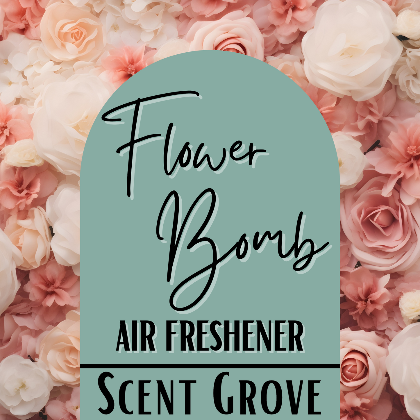 Flower Bomb Scented Air Freshener Spray multi purpose for car, home, room