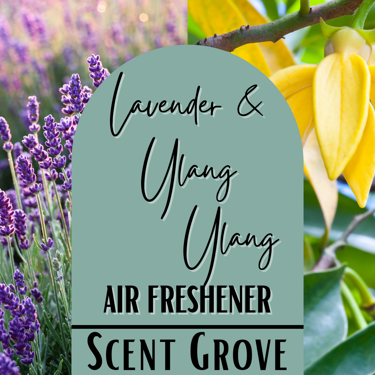 Lavender & Ylang Ylang Scented Air Freshener Spray multi purpose for car, home, room