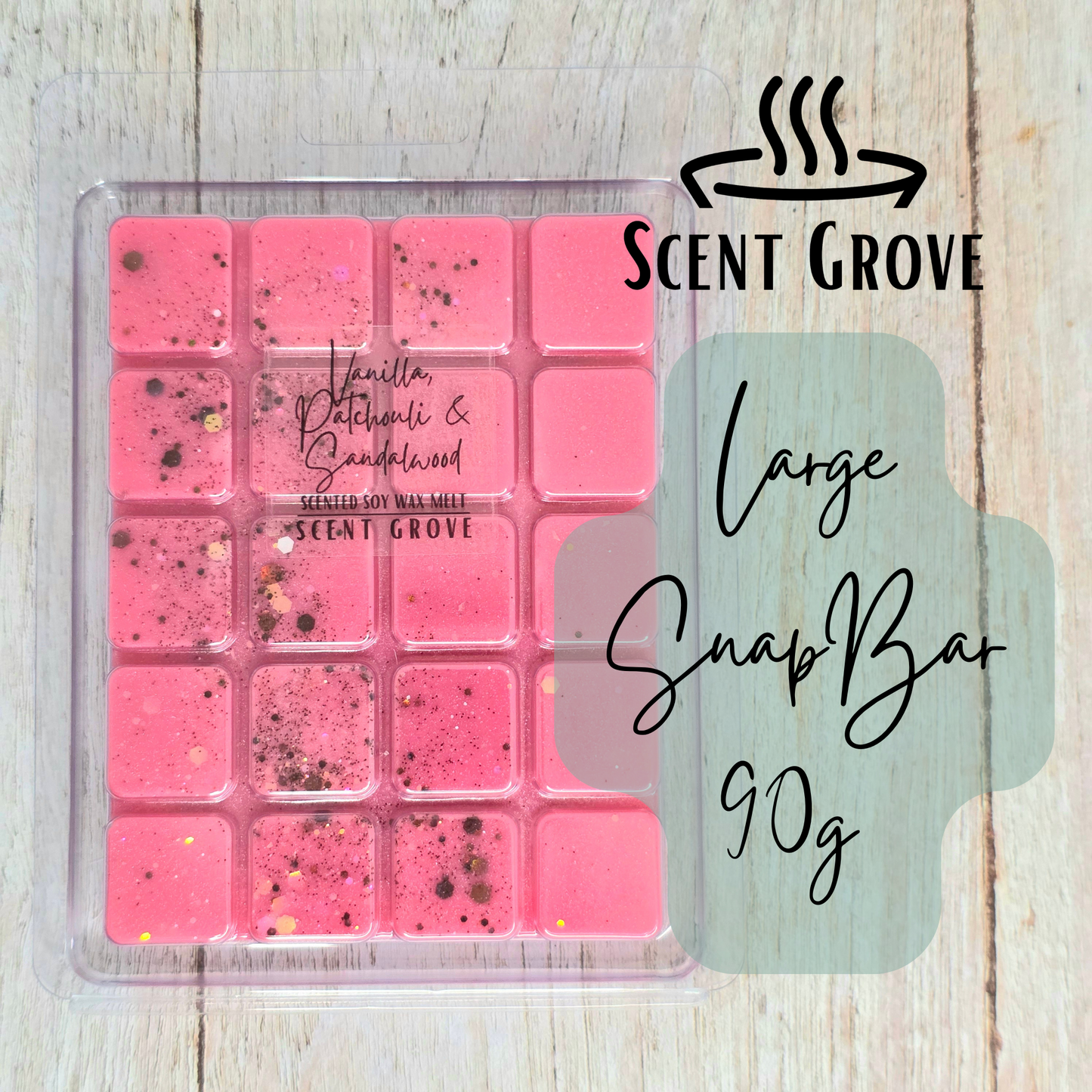 Vanilla, Patchouli & Sandalwood soy wax melt