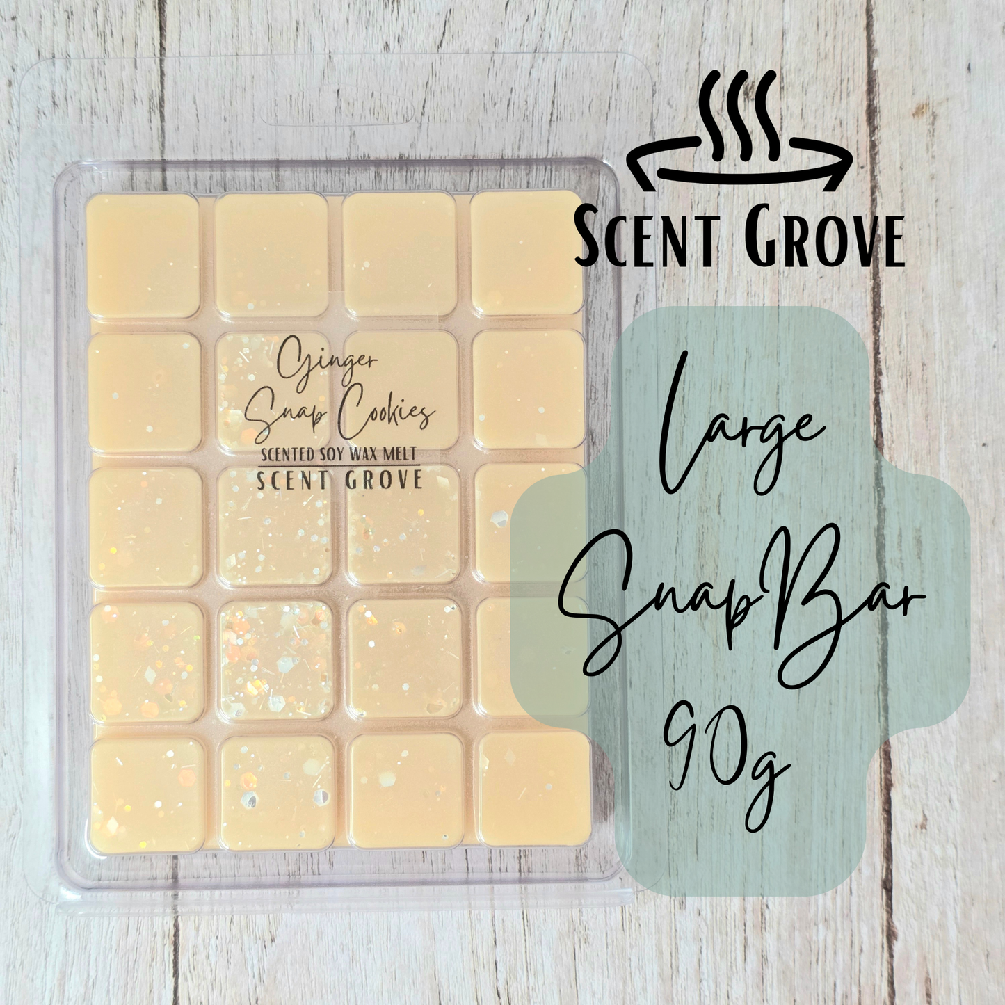 Ginger Snap Cookies scented soy wax melt