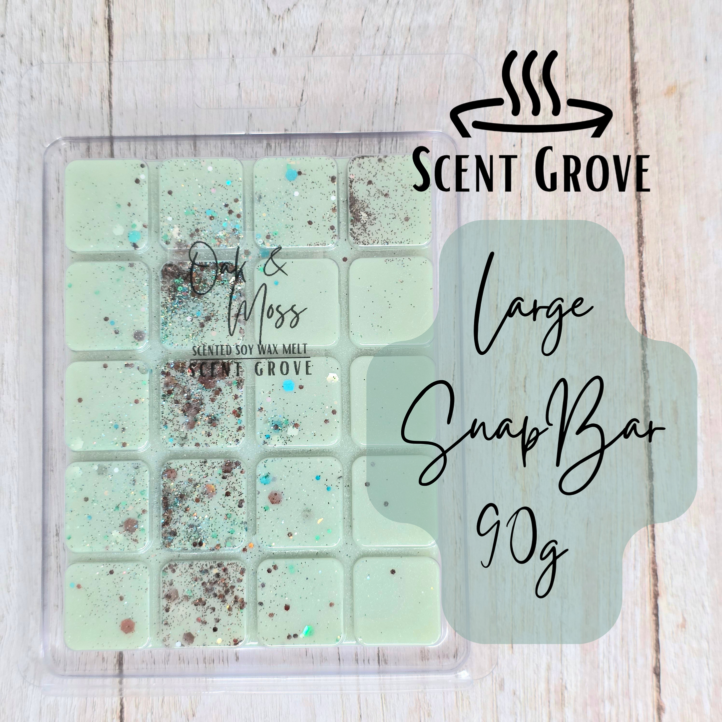 Oak & Moss scented soy wax melt