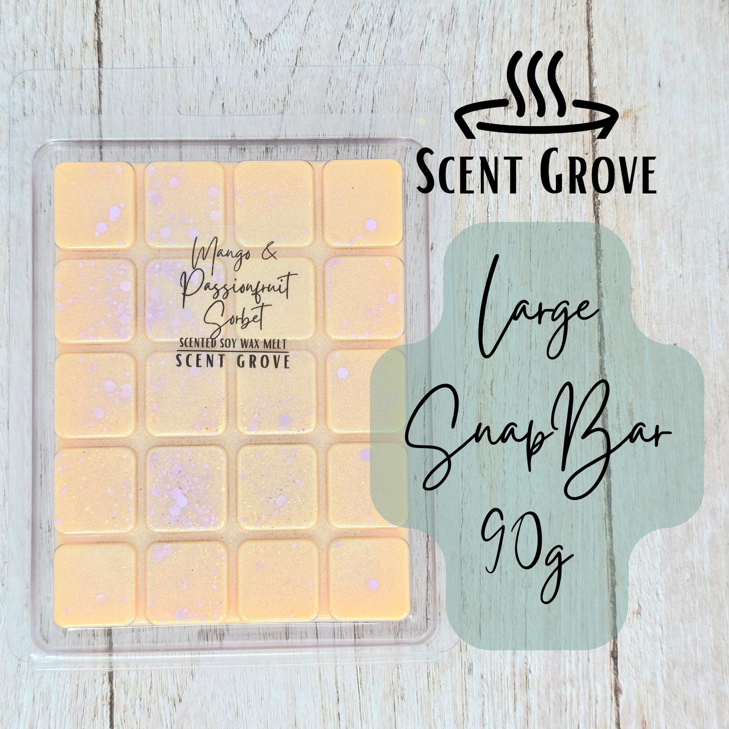 Mango & Passionfruit Sorbet scented soy wax melt