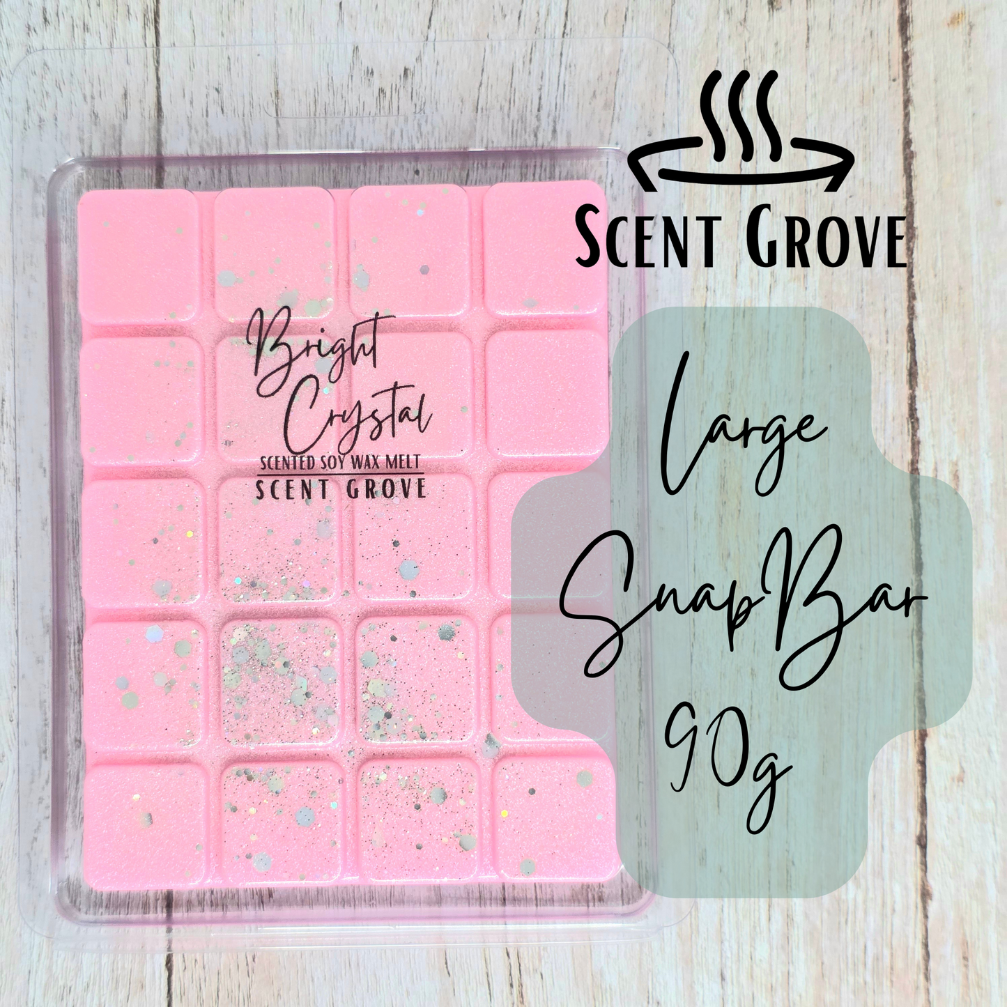 Bright Crystal scented soy wax melt