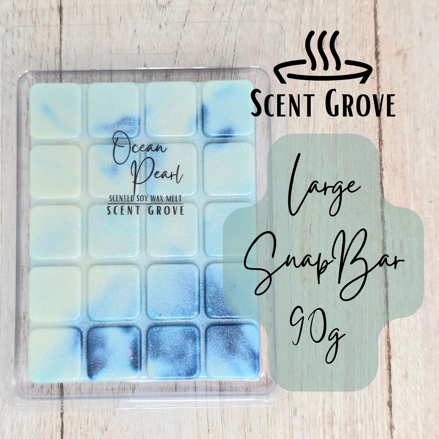 Ocean Pearl scented soy wax melt