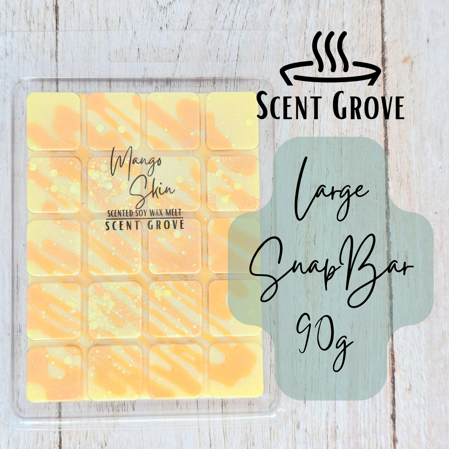 Mango Skin type scented soy wax melt
