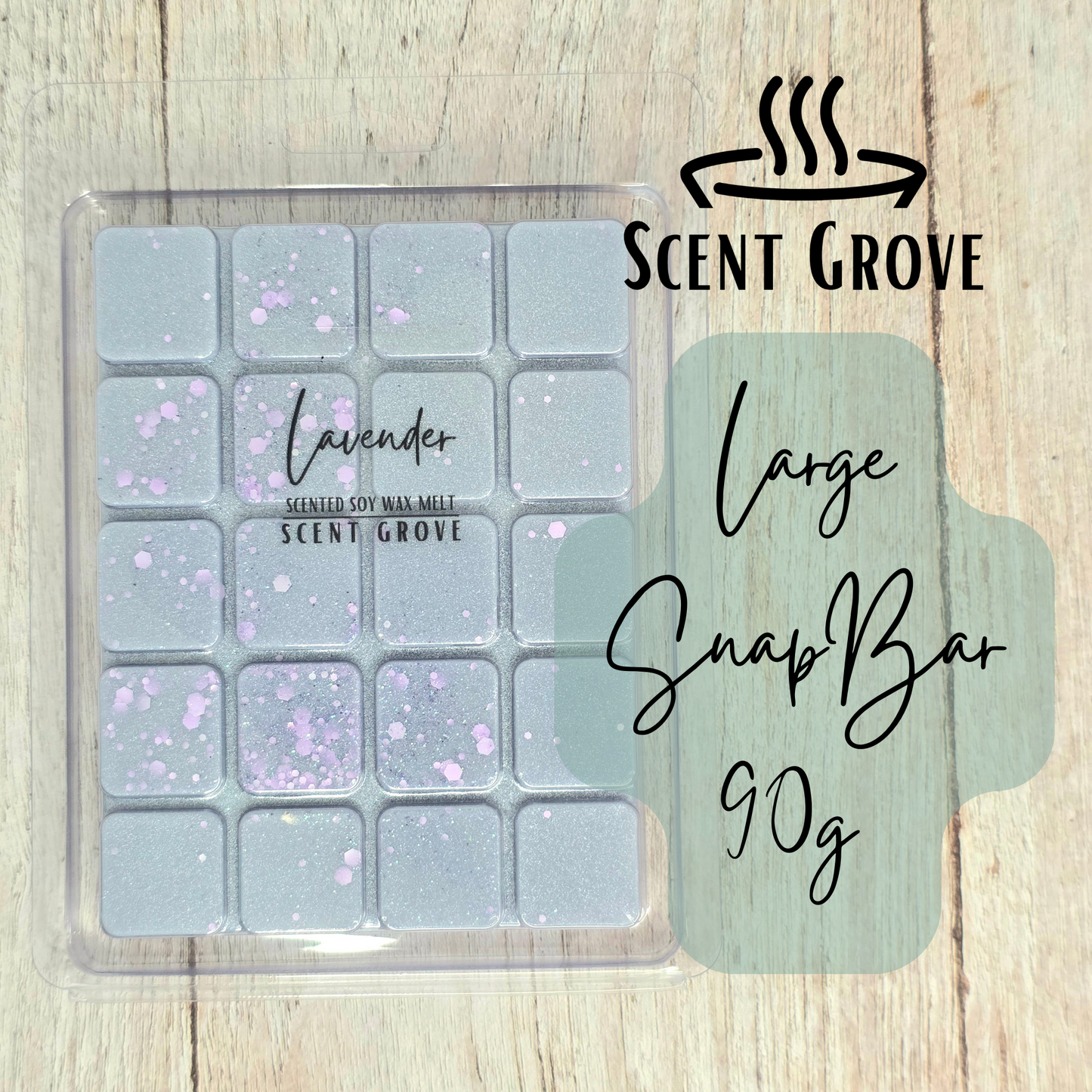 Lavender scented soy wax melt