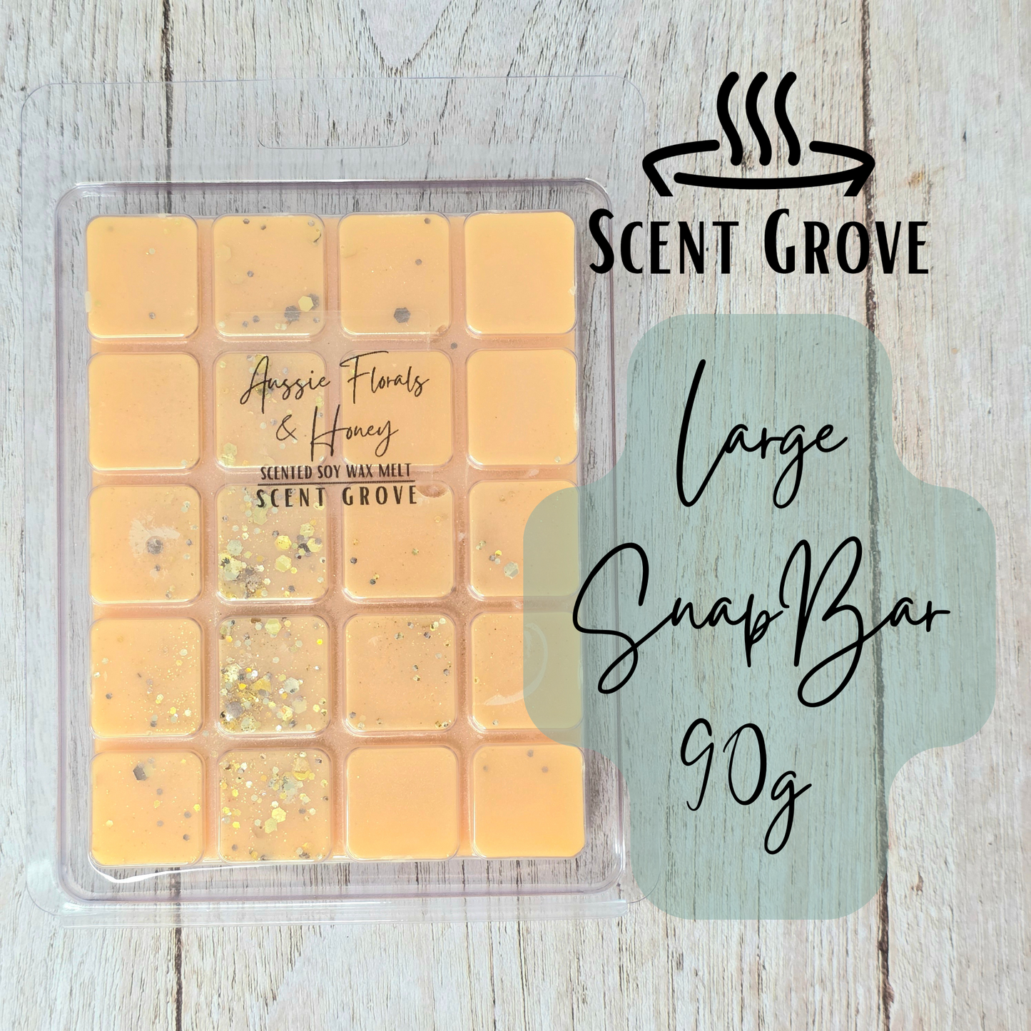 Aussie Florals & Honey scented soy wax melt
