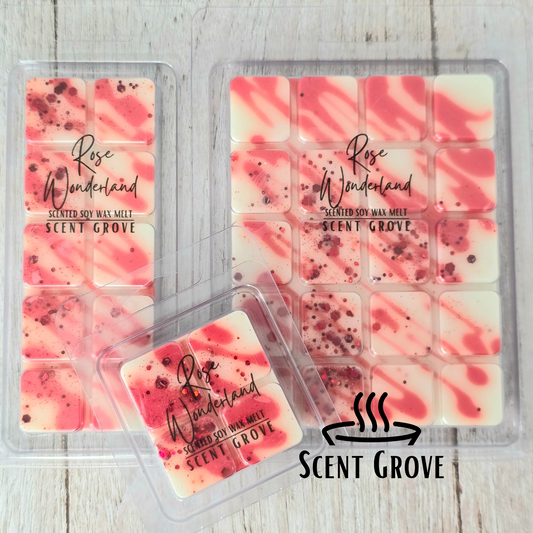 Rose Wonderland (Lenor type) scented soy wax melt