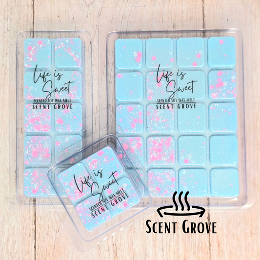 Life is Sweet scented soy wax melt