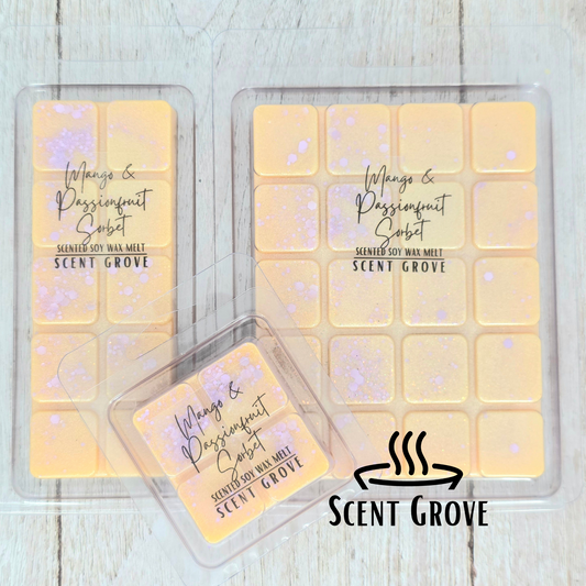 Mango & Passionfruit Sorbet scented soy wax melt