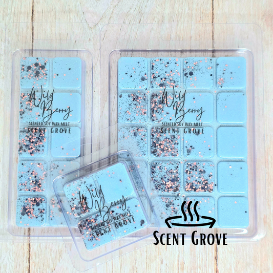 Wild Berry scented soy wax melt