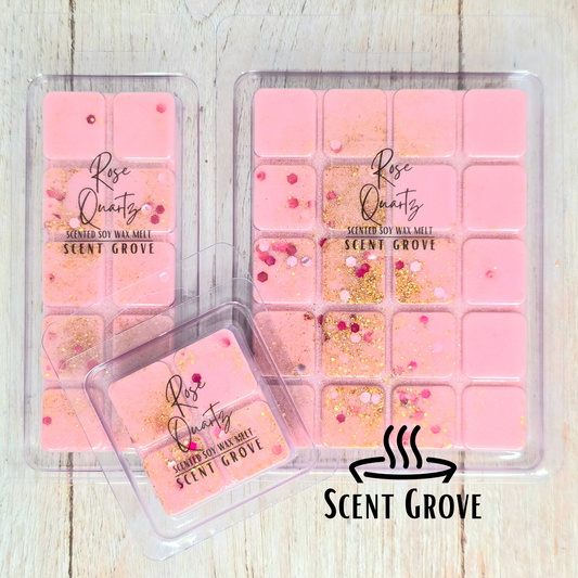 Rose Quartz scented soy wax melt