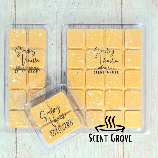 Smokey Vanilla scented soy wax melt