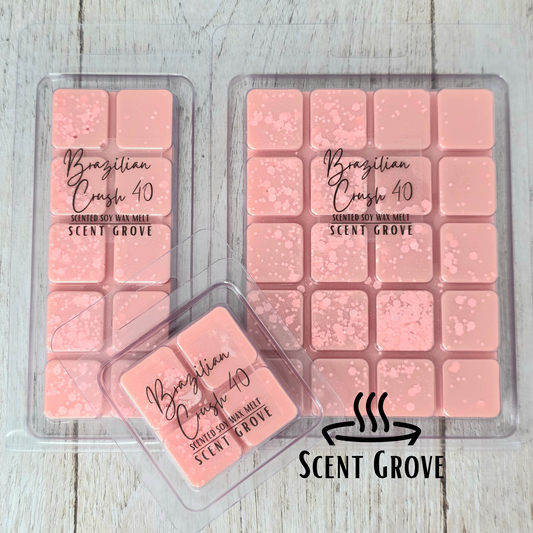 Brazilian Crush 40 scented soy wax melt