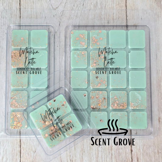 Matcha Latte scented soy wax melt