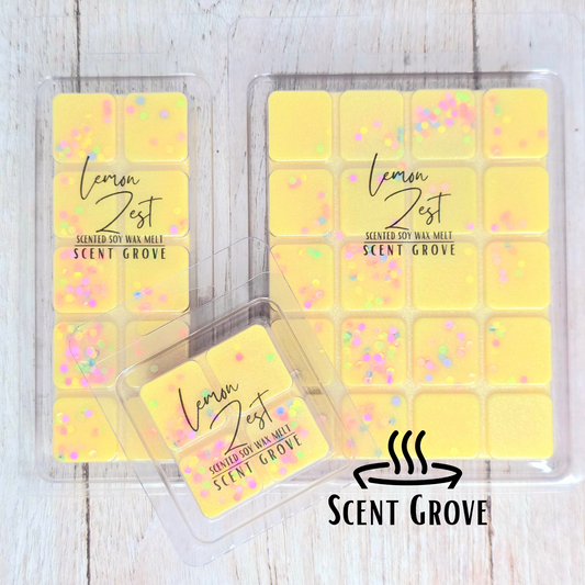 Lemon Zest scented soy wax melt