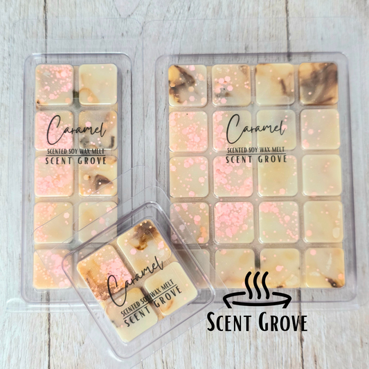 Caramel scented soy wax melt