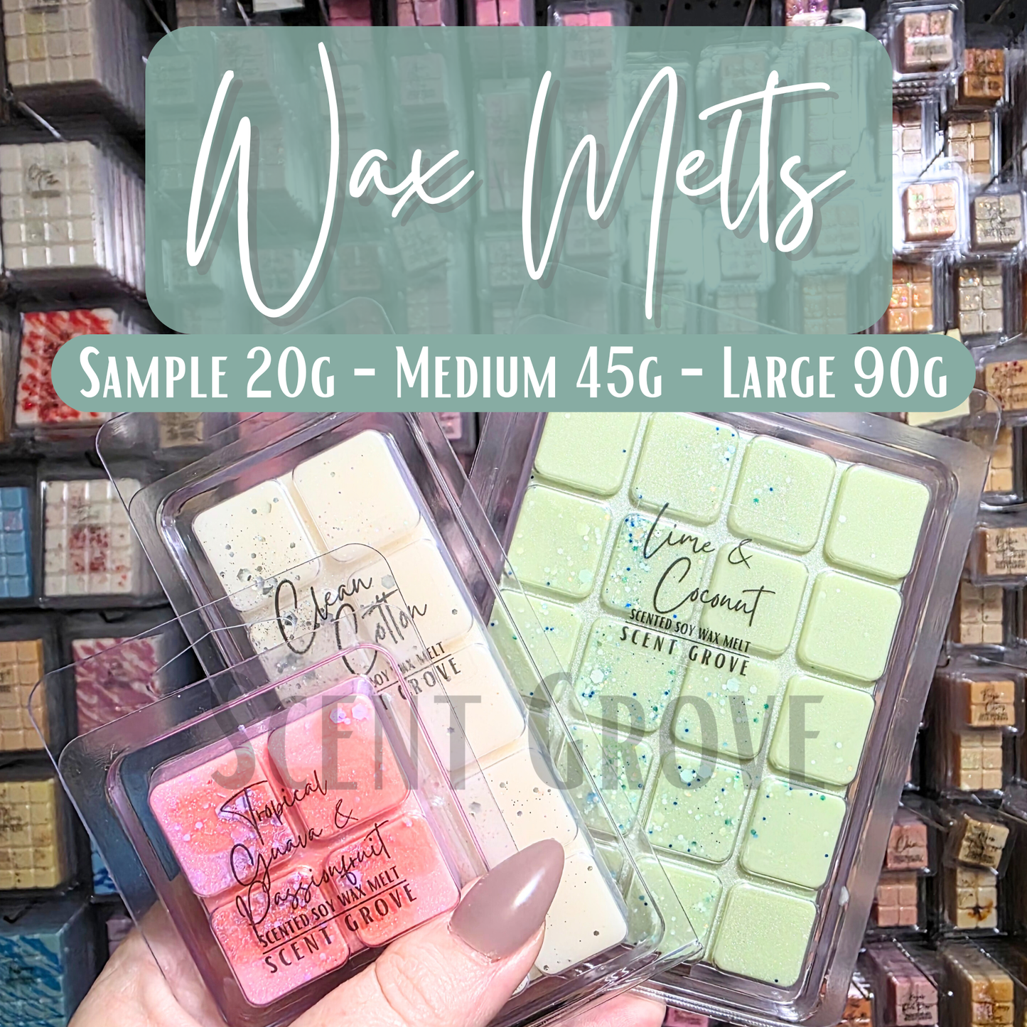 Kiwi & Strawberry soy wax melt