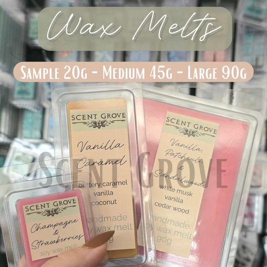 Candy Cane scented soy wax melt