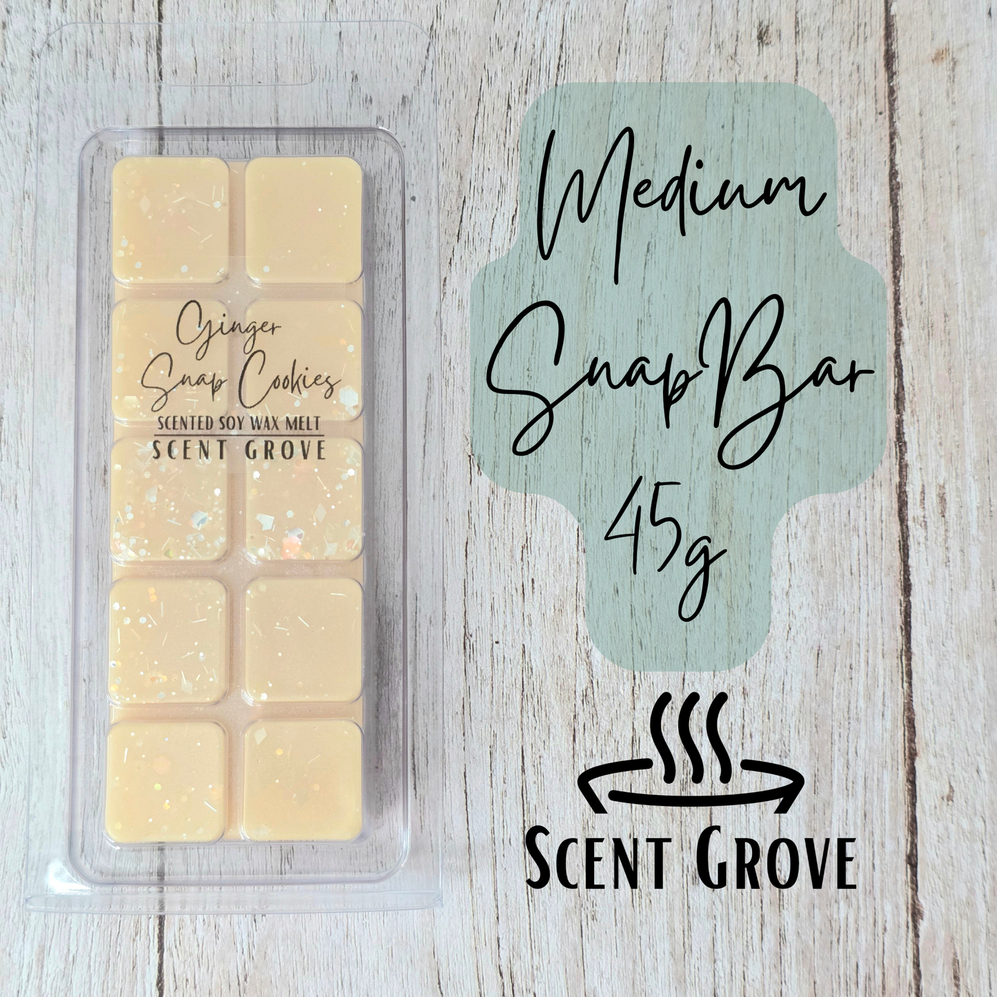 Ginger Snap Cookies scented soy wax melt