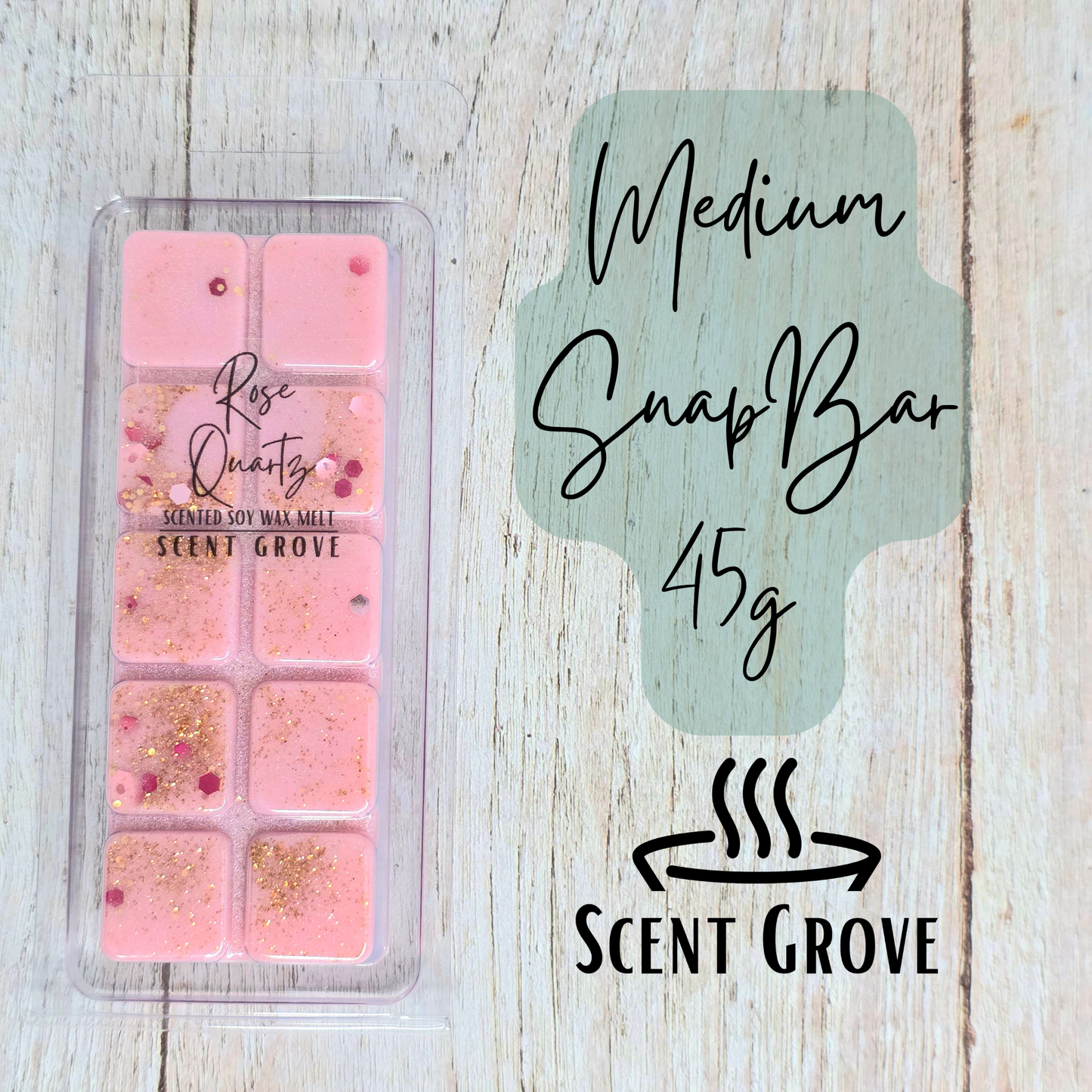 Rose Quartz scented soy wax melt