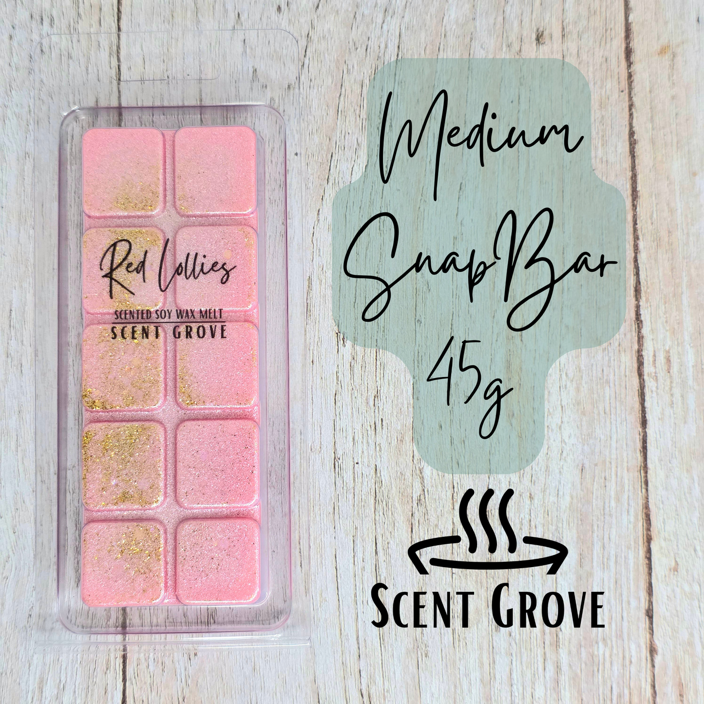 Red Lollies scented soy wax melt