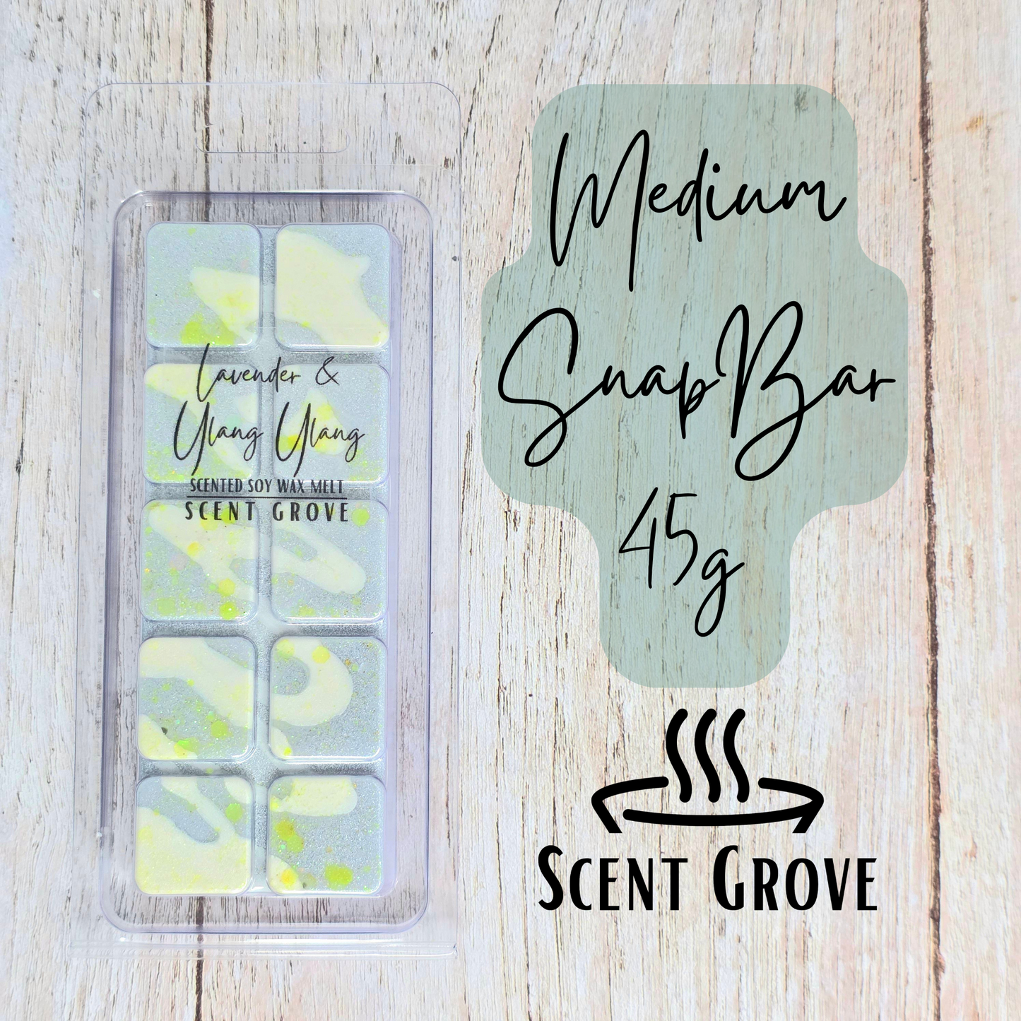 Lavender & Ylang Ylang scented soy wax melt