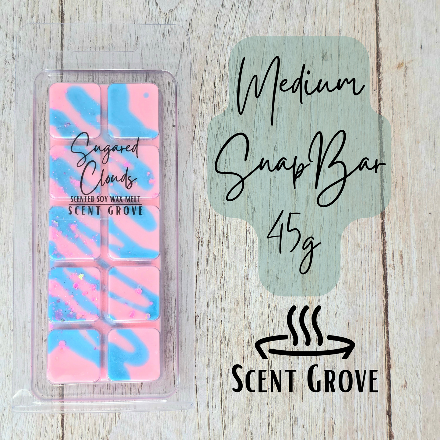 Sugared Clouds scented soy wax melt