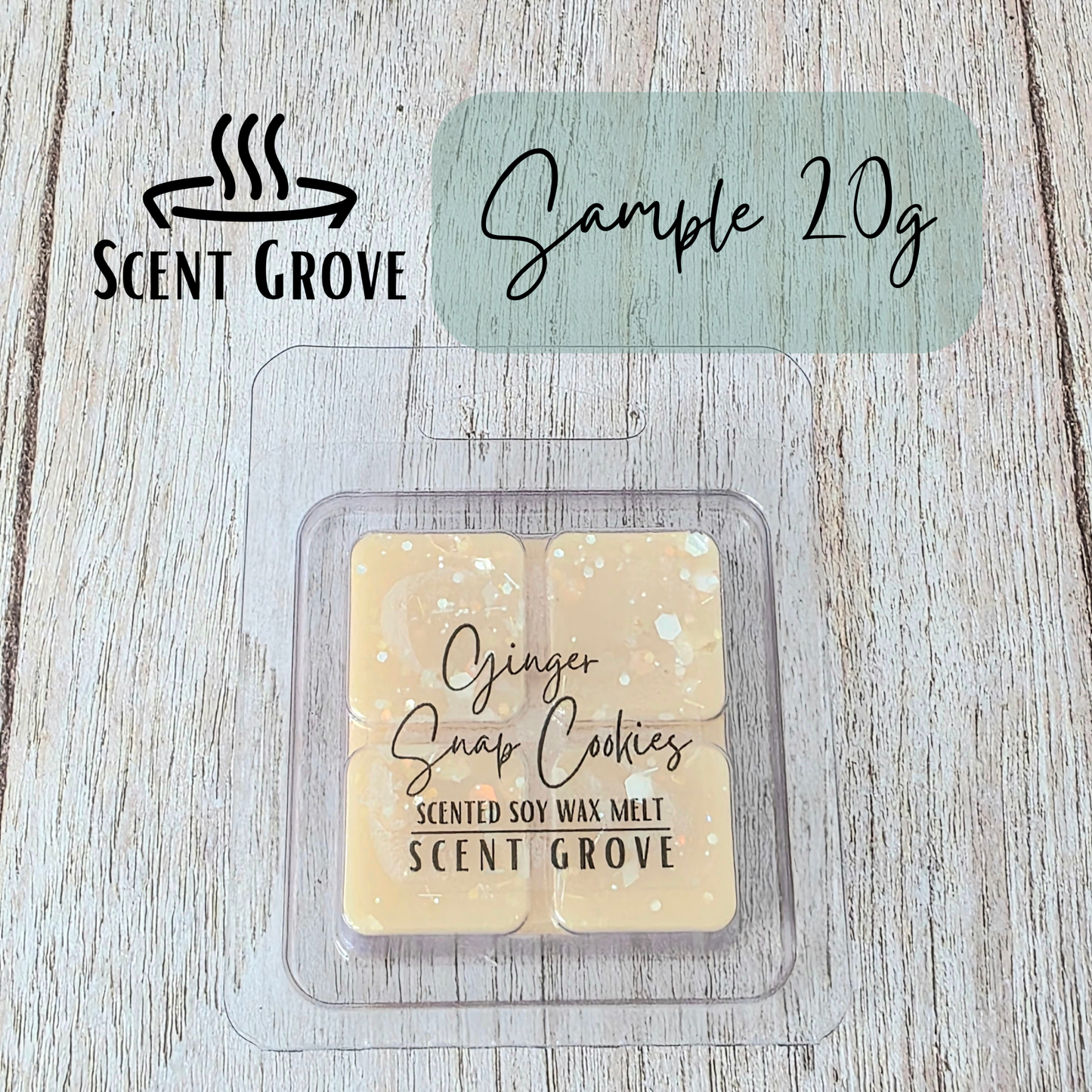 Ginger Snap Cookies scented soy wax melt
