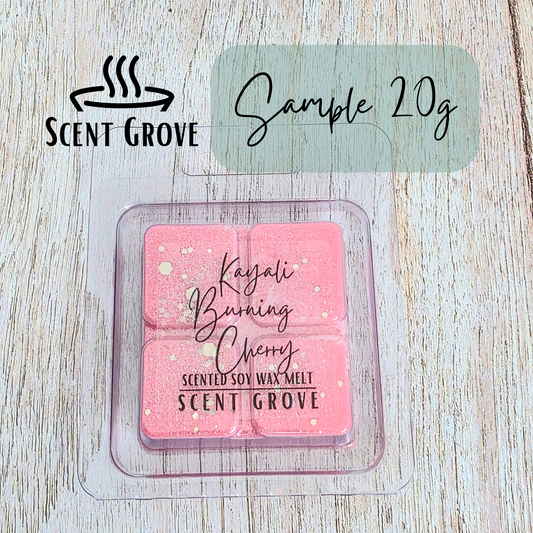 Kayali Burning Cherry scented soy wax melt