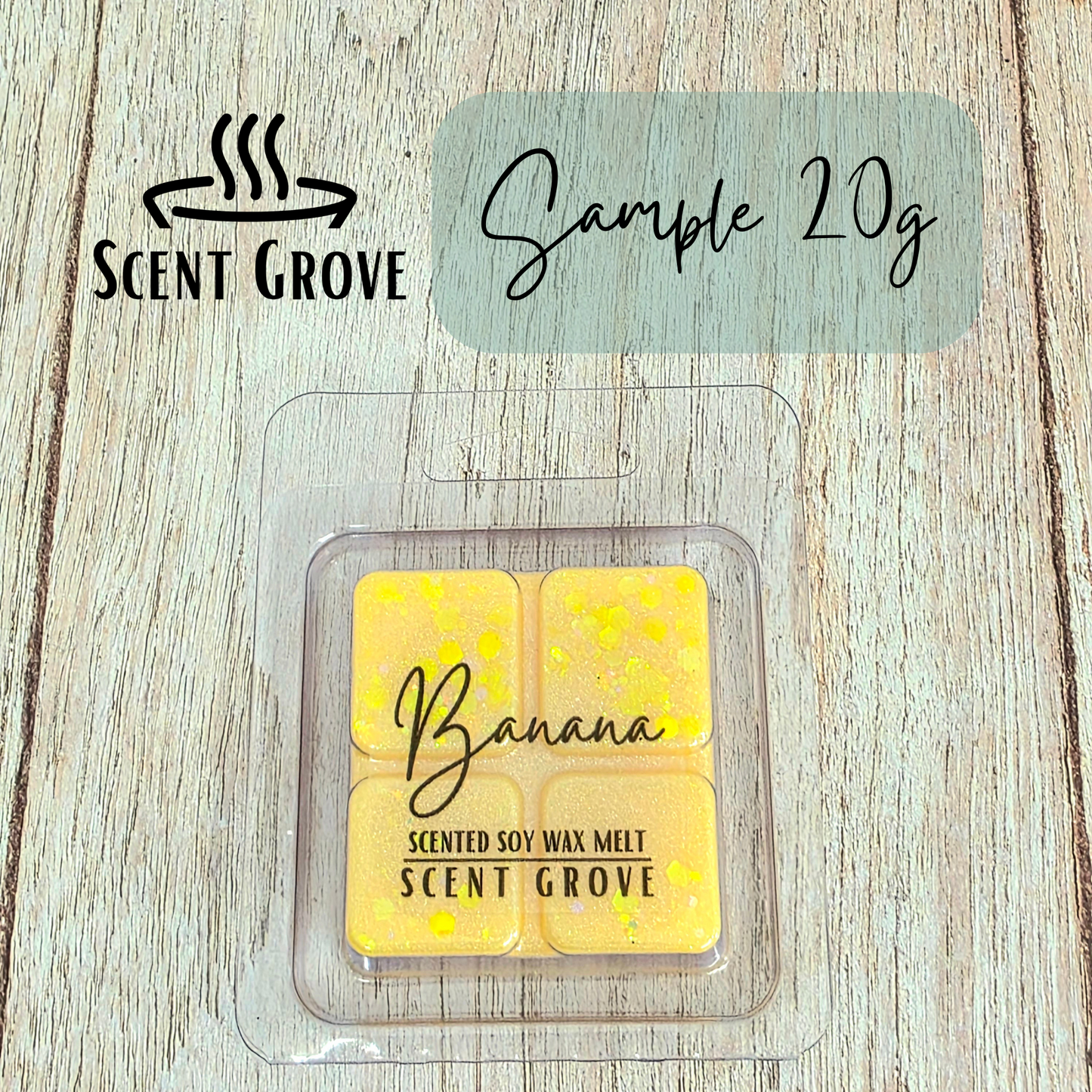 Banana scented soy wax melt