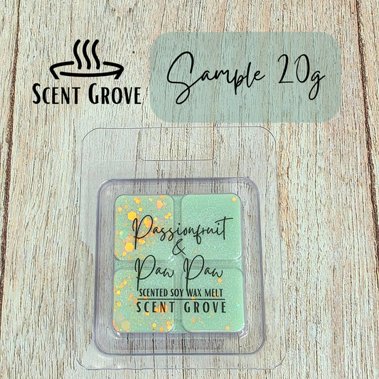 Passionfruit & Paw Paw scented soy wax melt
