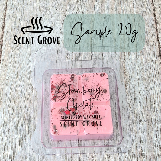 Strawberry Gelato scented soy wax melt