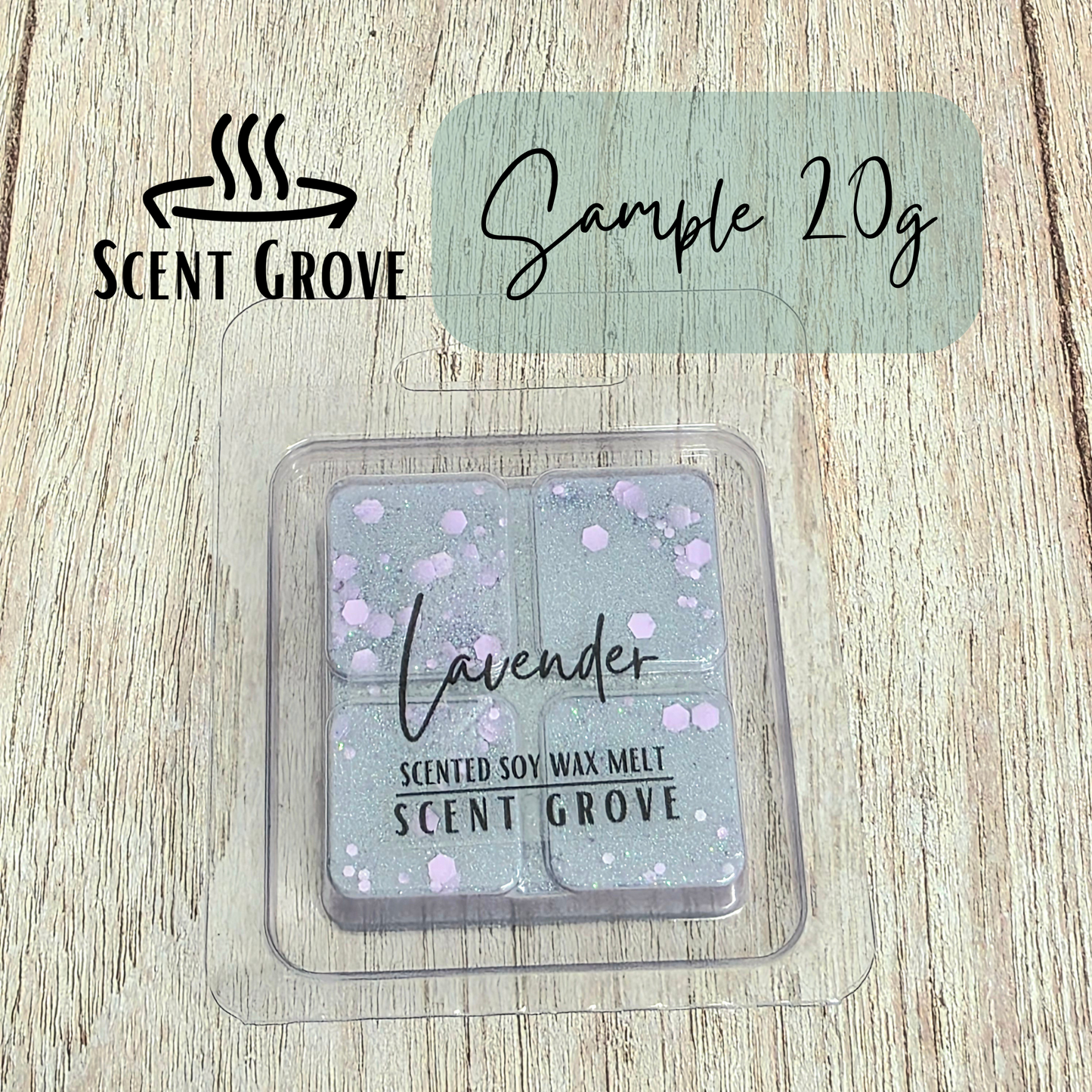 Lavender scented soy wax melt