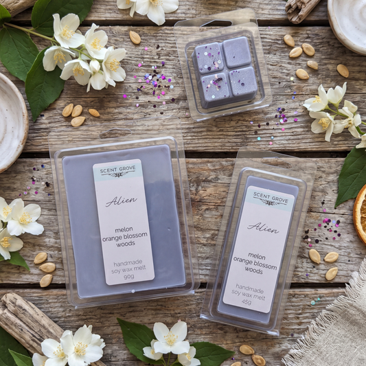 Alien inspired soy wax melt