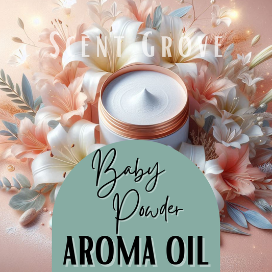 Baby Powder Aroma Oil 10ml Dripolator bottle - 100% Concentrated