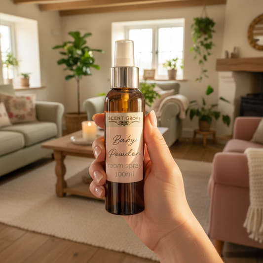 Baby Powder Scented Air Freshener Spray multi purpose for car, home, room