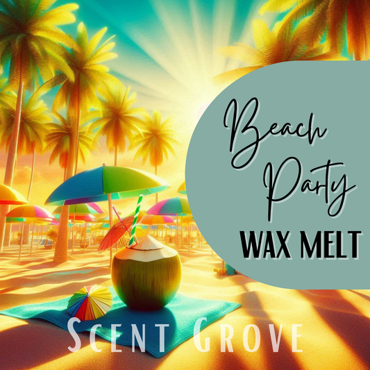 Beach Party scented soy wax melt