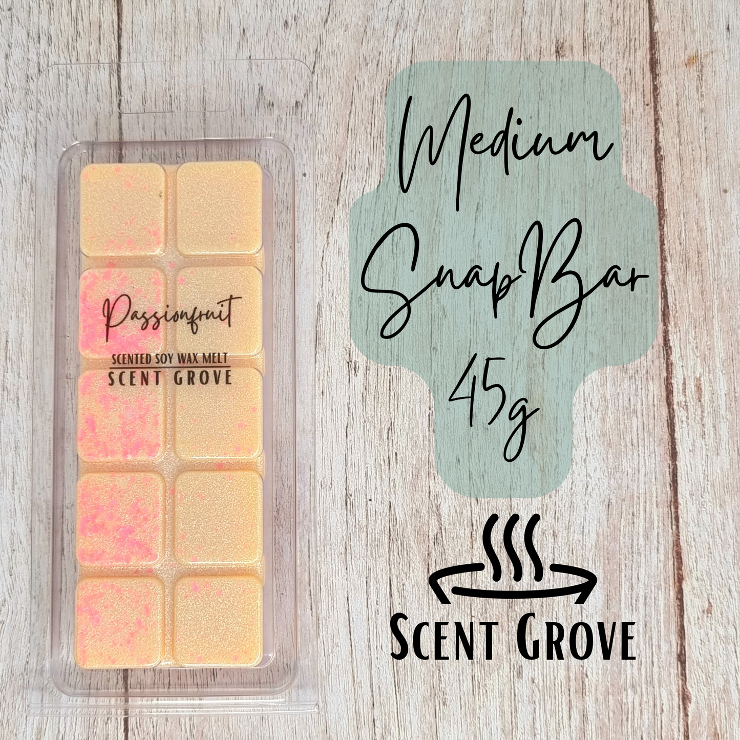 Passionfruit scented soy wax melt