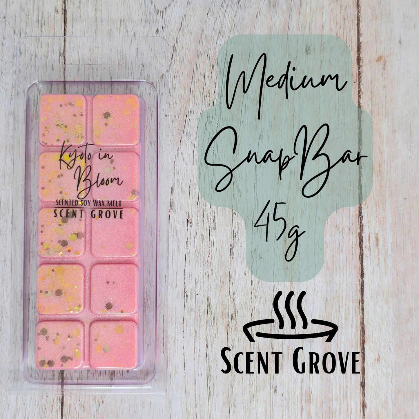 Kyoto in Bloom type scented soy wax melt