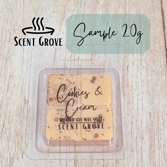 Cookies & Cream scented soy wax melt
