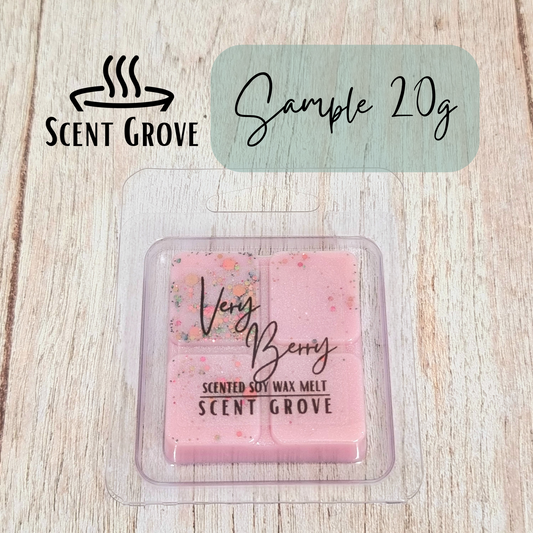 Very Berry scented soy wax melt