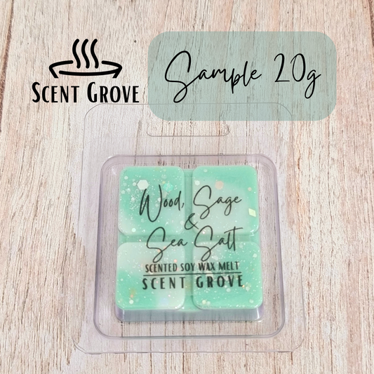 Wood, Sage & Sea Salt soy wax melt