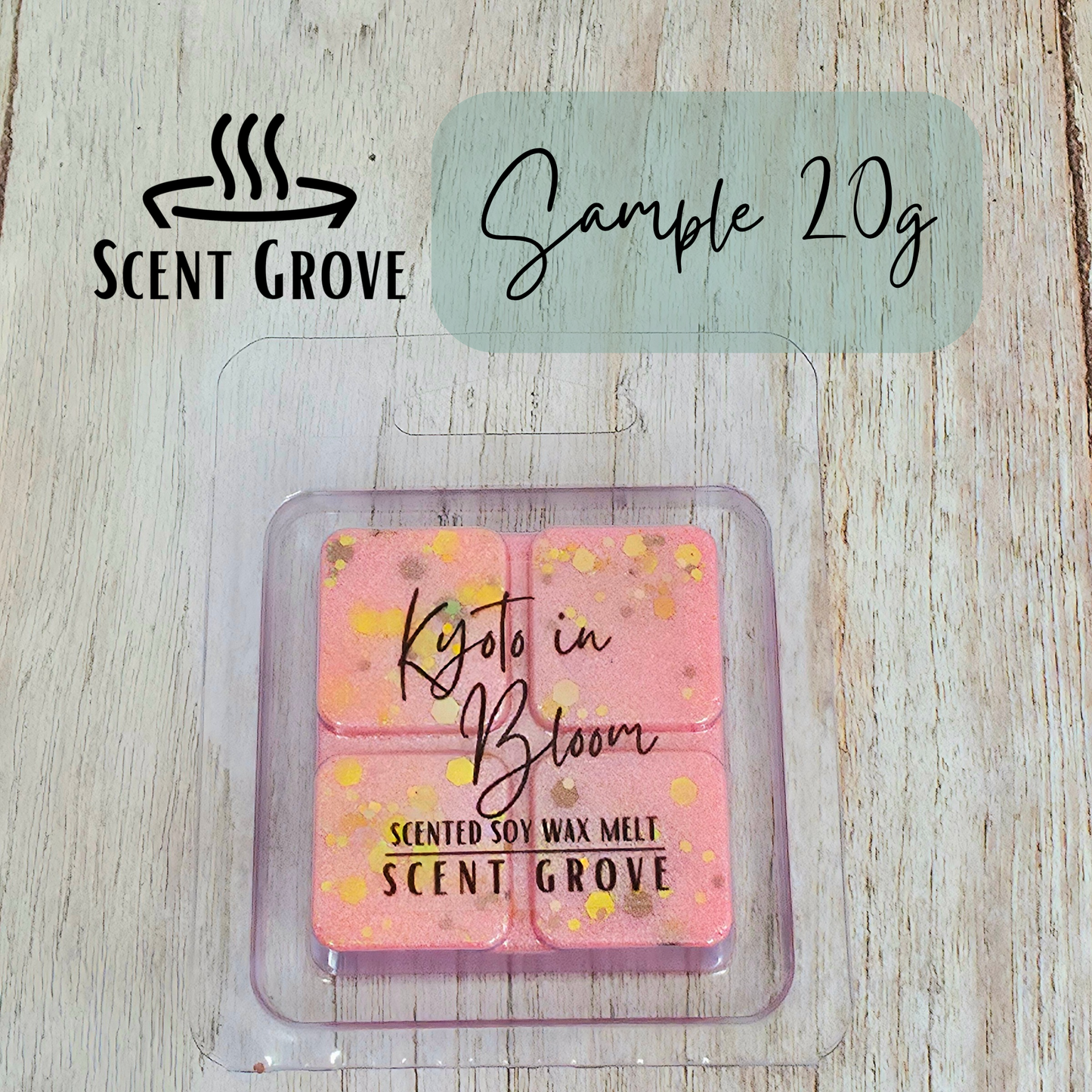 Kyoto in Bloom type scented soy wax melt