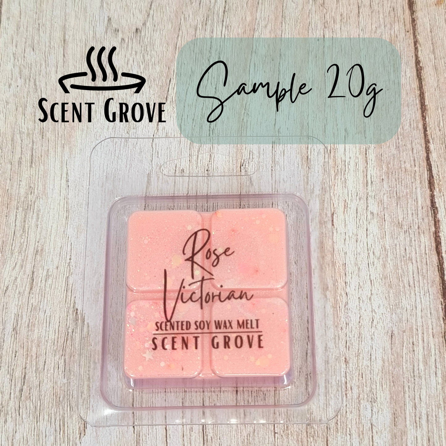 Rose Victorian scented soy wax melt