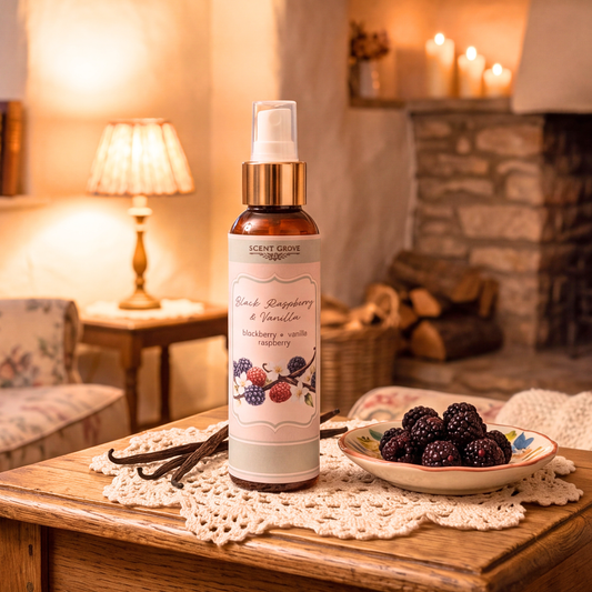 Black Raspberry & Vanilla Scented Air Freshener Spray multi purpose for car, home, room
